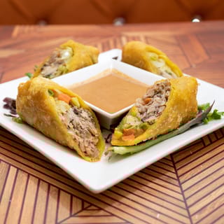 Jerk Chicken Egg Rolls
